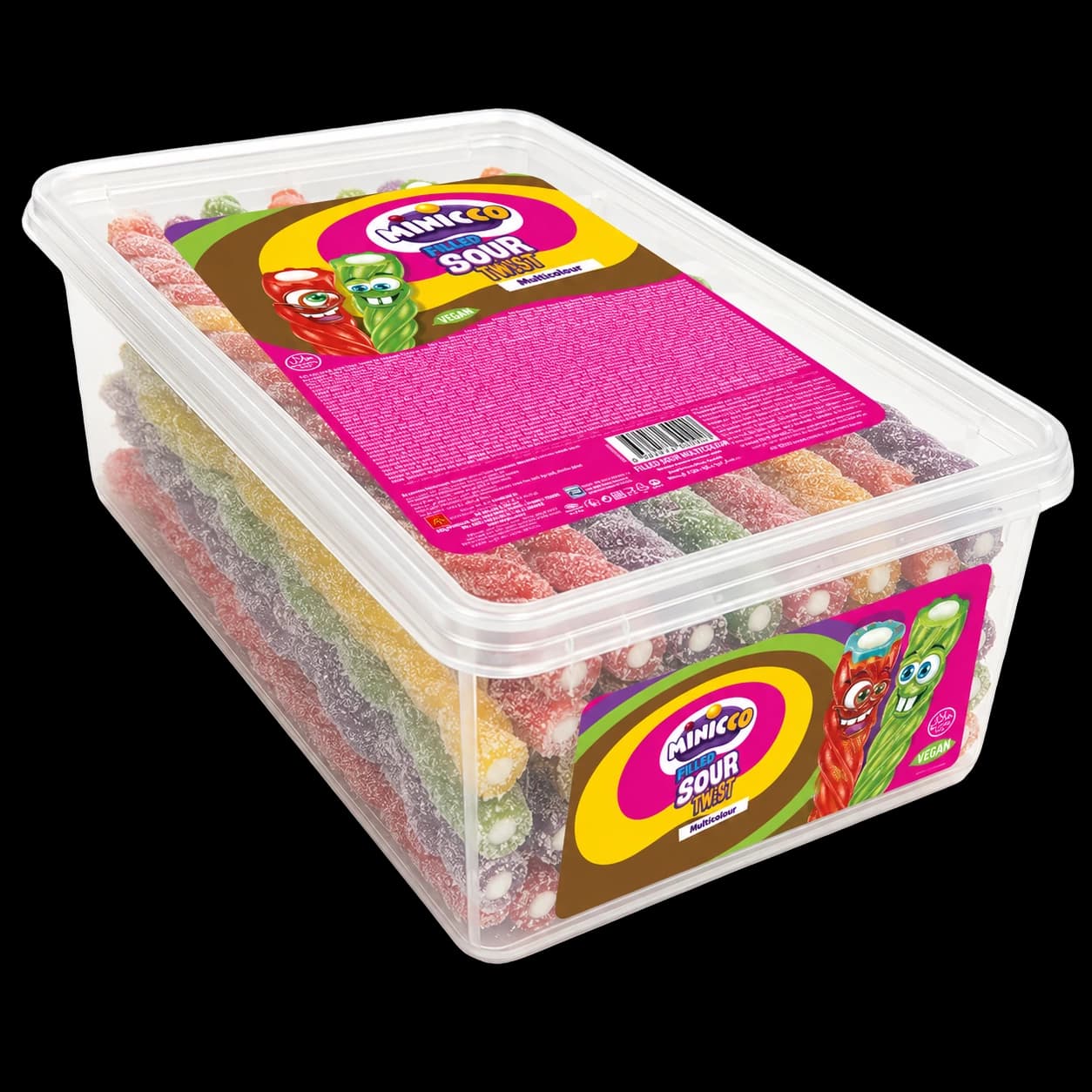 Minicco Filled Twist Mixed Fruit 900g