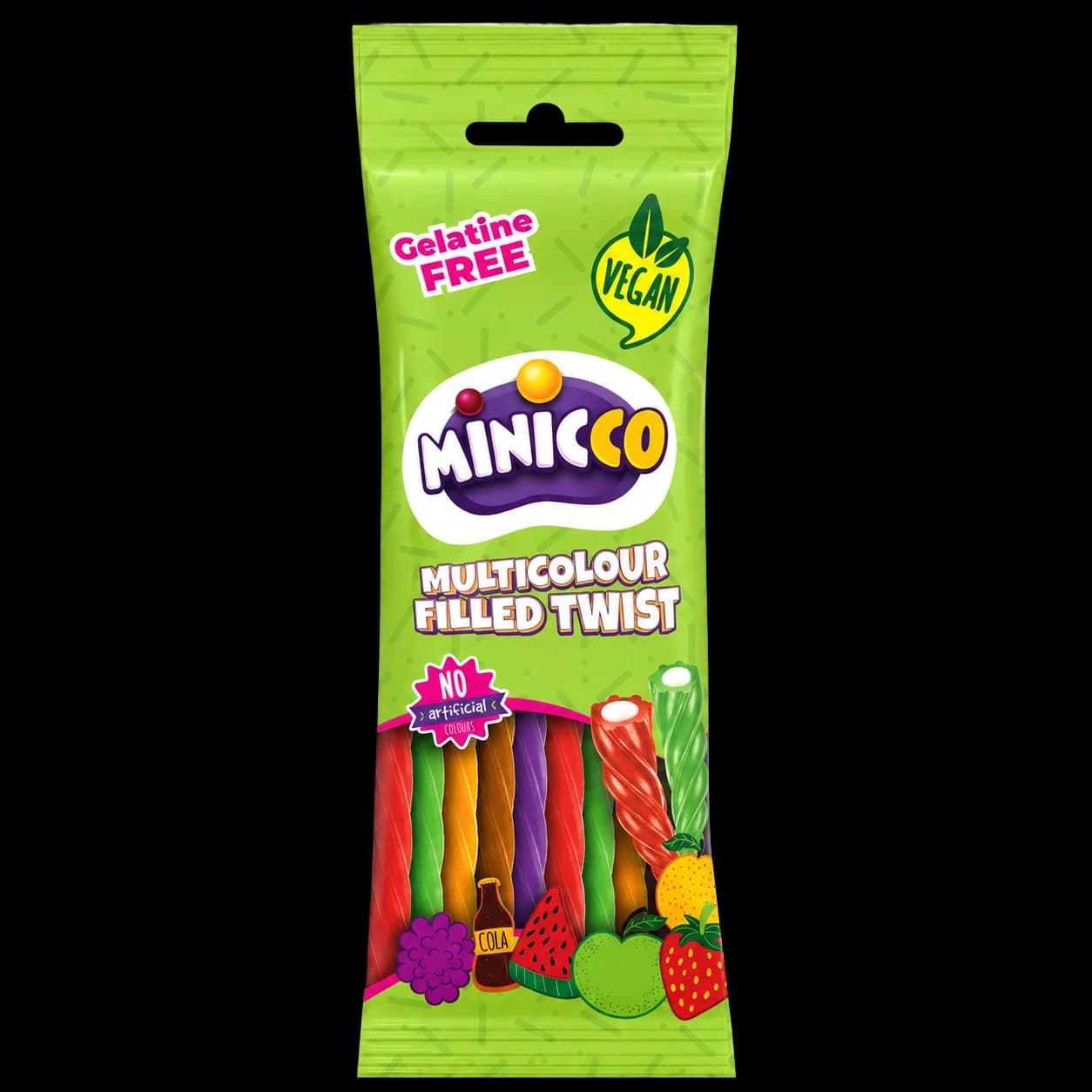 Minicco Filled Twist Multicolour 75g