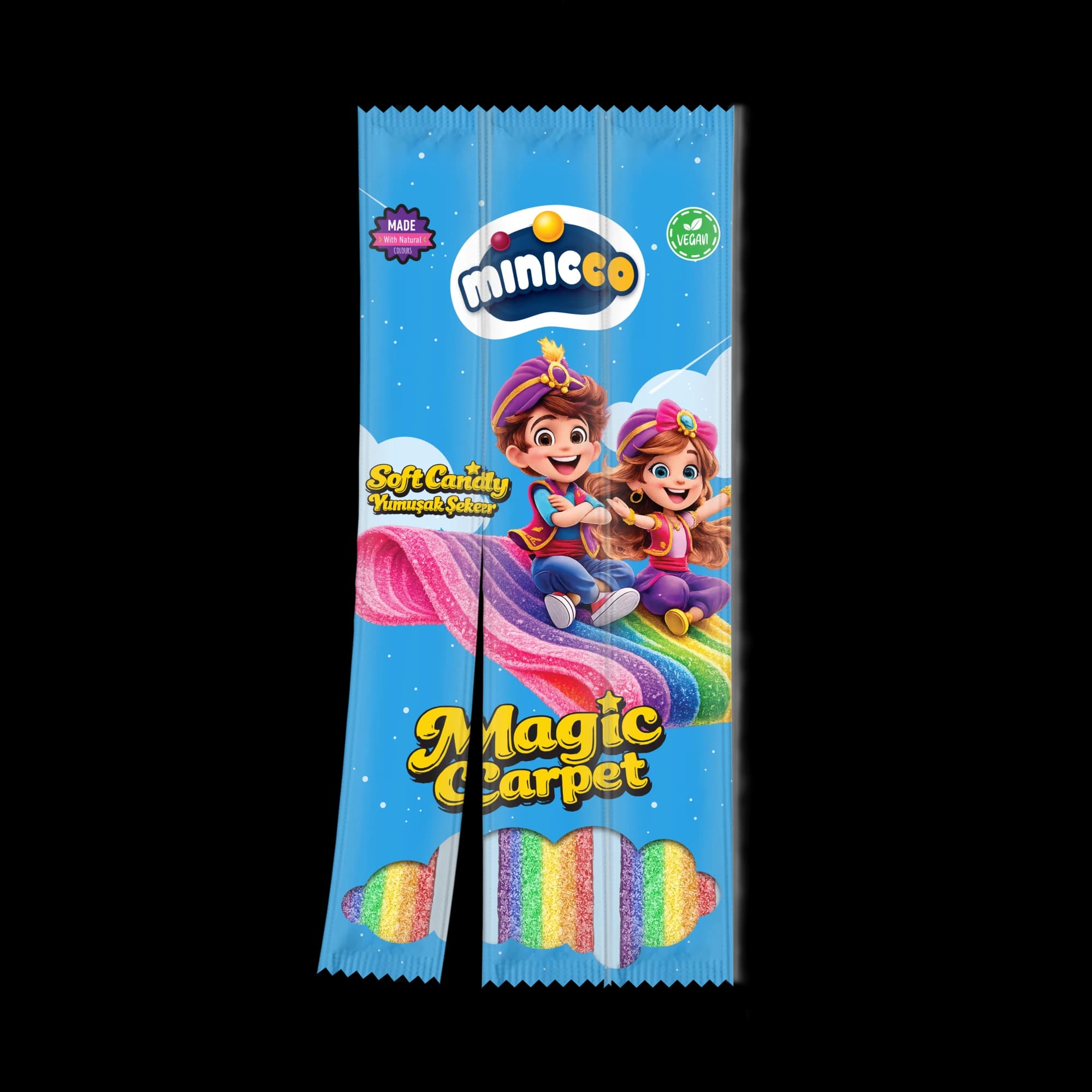 Minicco Magic Carpet Mixed Fruit Roll 10g x 3