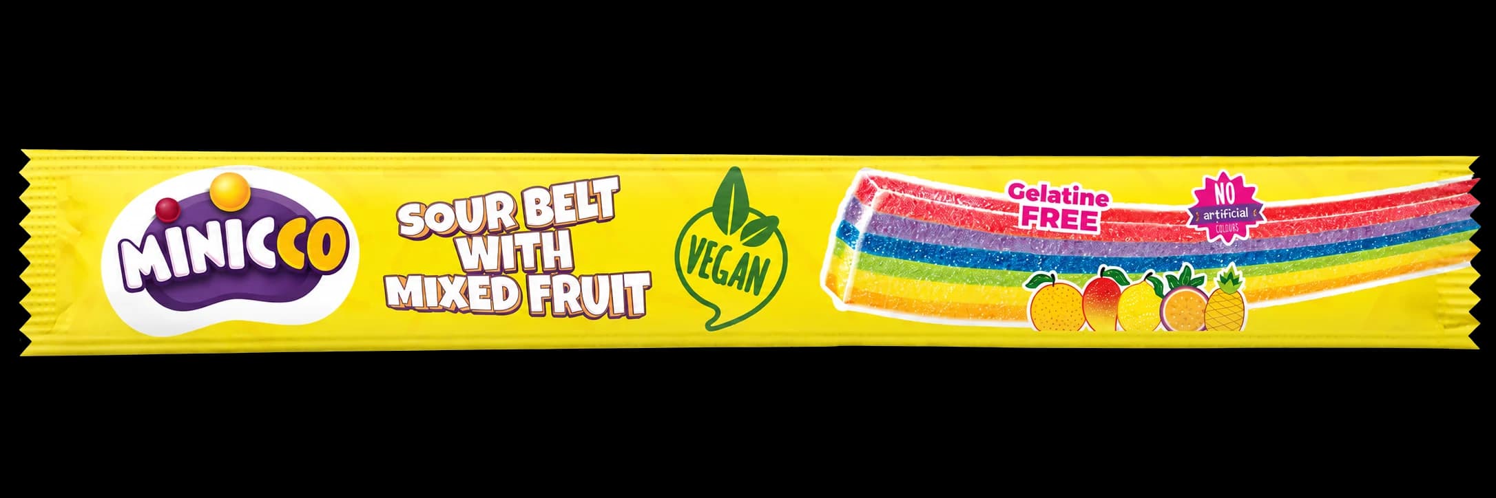 Minicco Sour Belt Mixed Fruit 10g