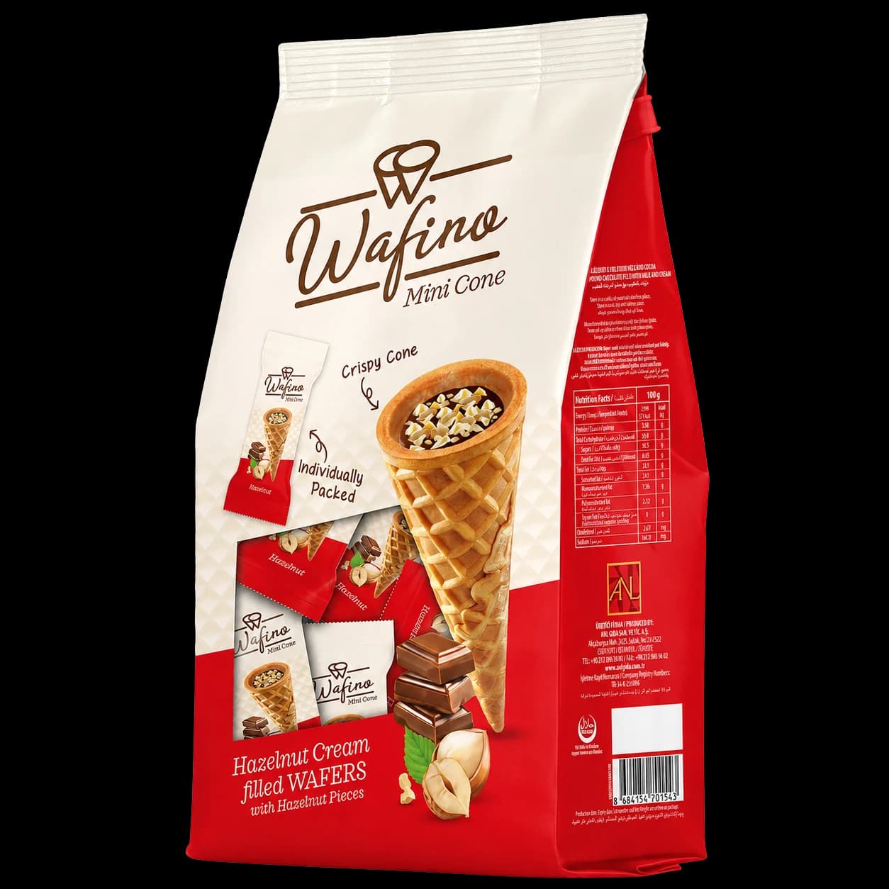 Wafino Hazelnut Quadro Pouch
