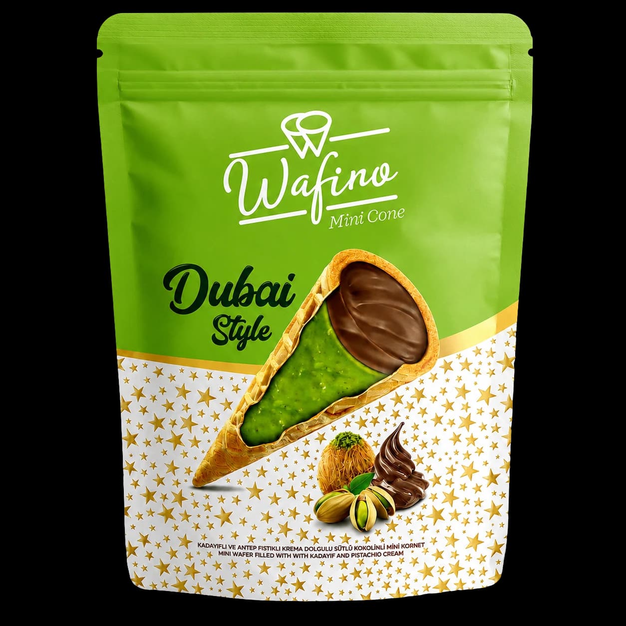 Wafino Dubai Style Mini Cone Doypack