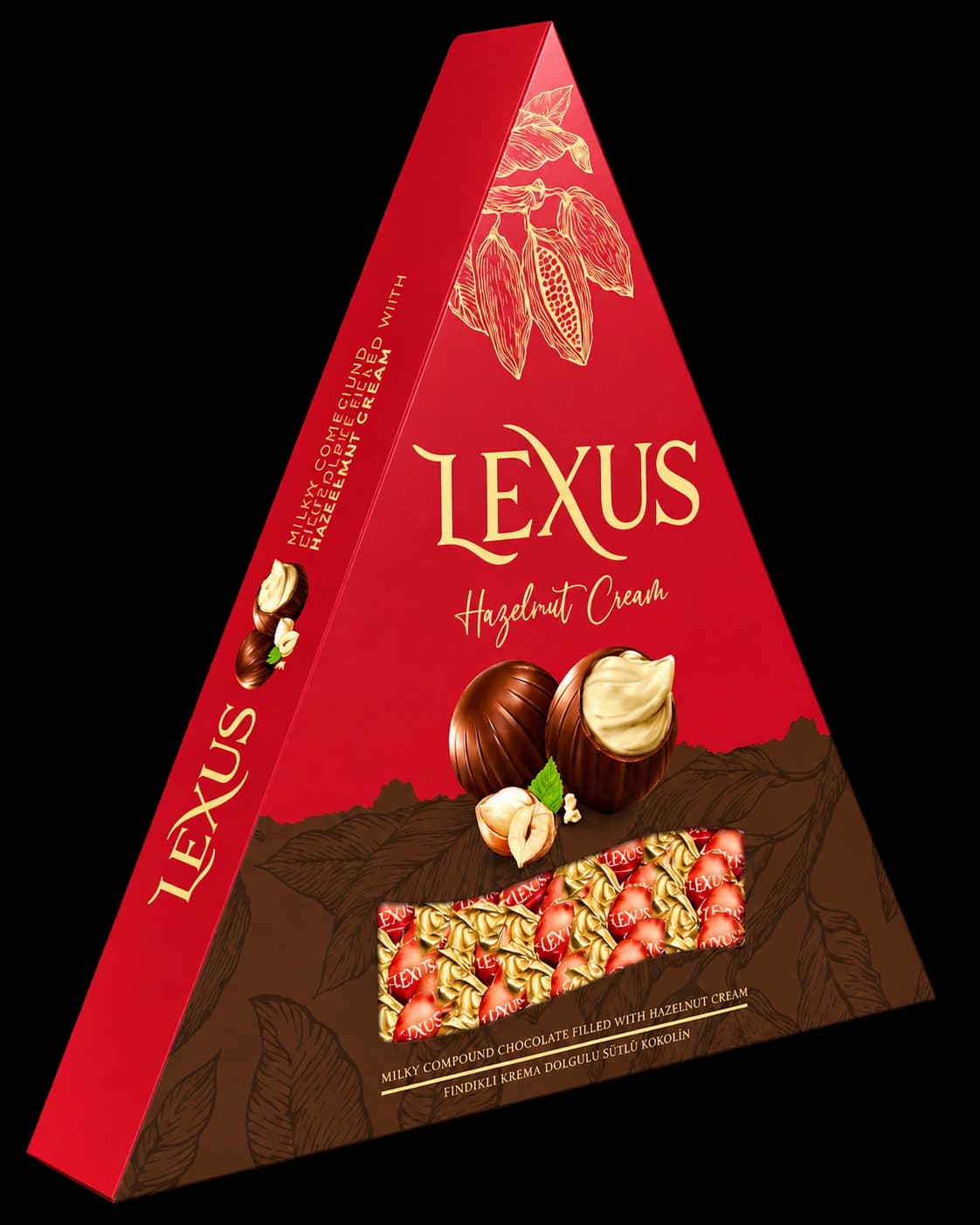 Lexus Hazelnut Cream Triangle Gift Box