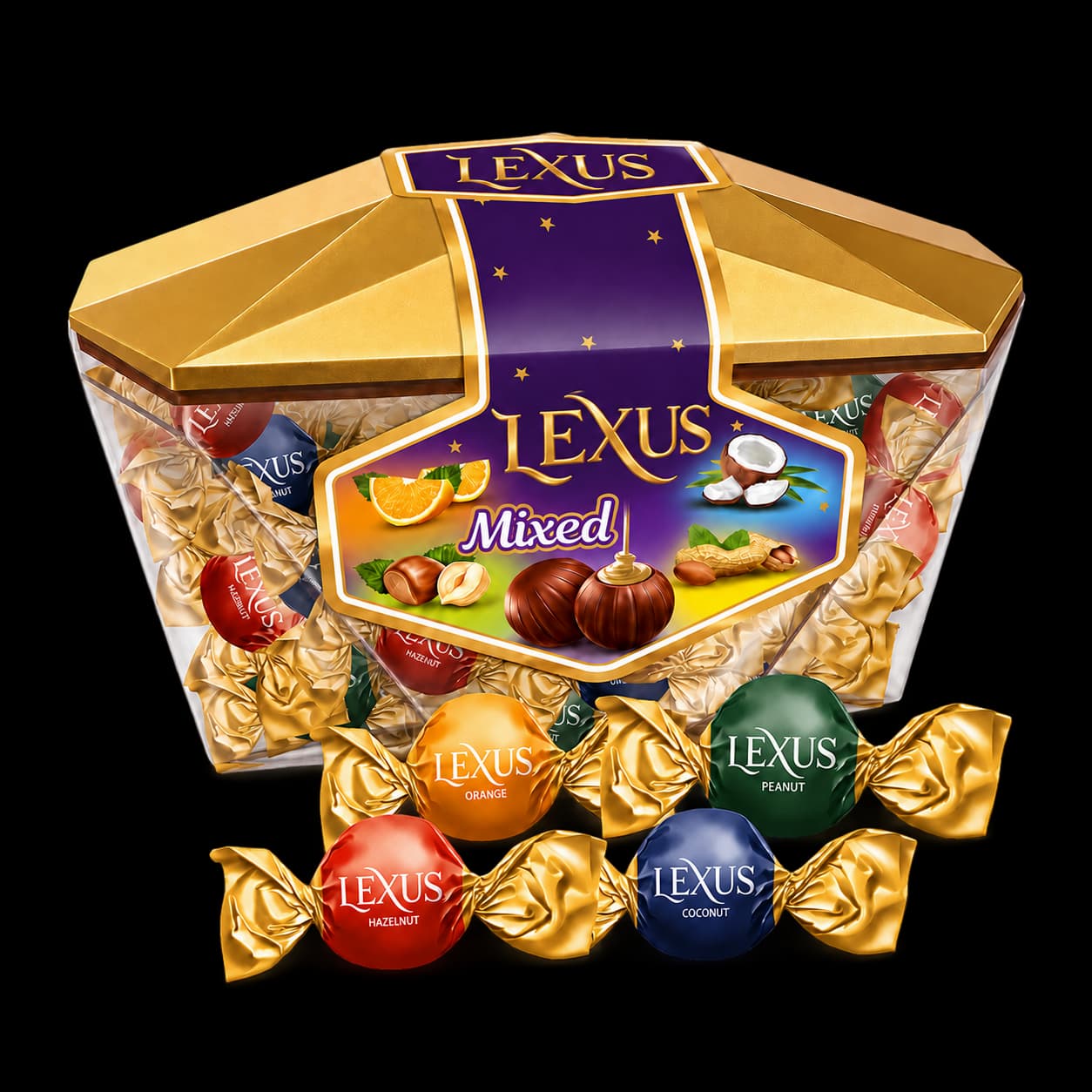 Lexus 600g Mixed Chocolate Gift Chest