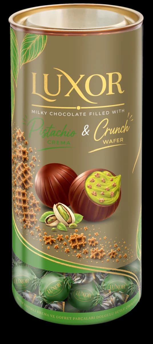 Pistachio 300g metalized cylinder