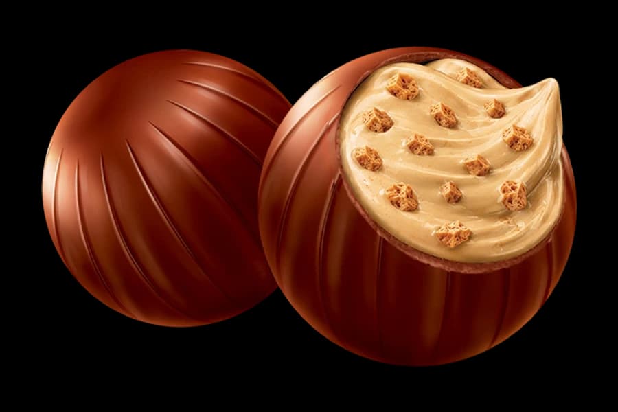 Hazelnut Inside the chocolate