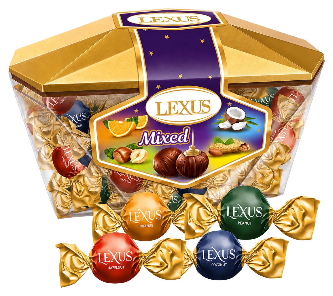 Lexus Milky Compound Chocolate Filled with Assorted Cream