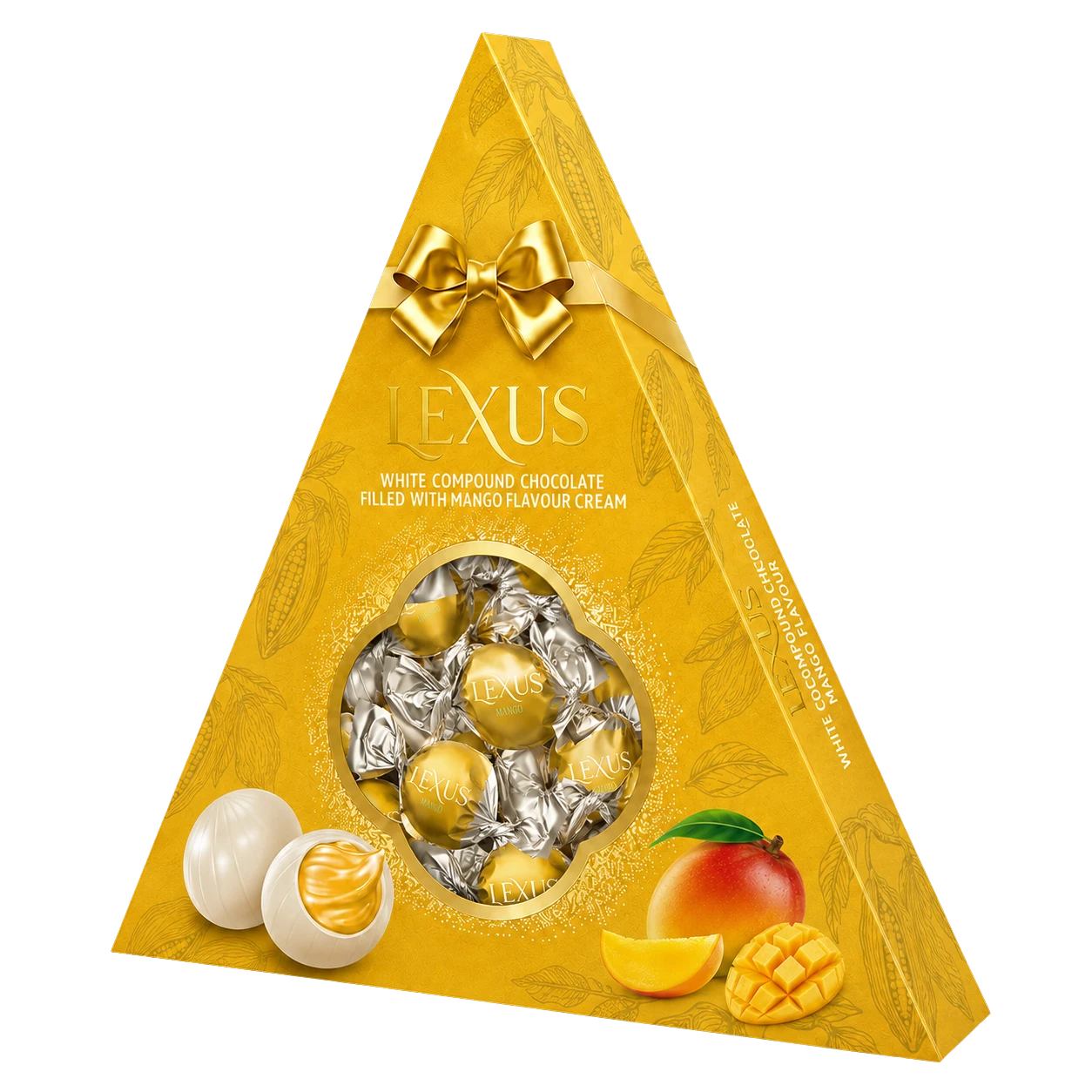 Lexus Milky Compound Chocolate Filled with Mango Cream