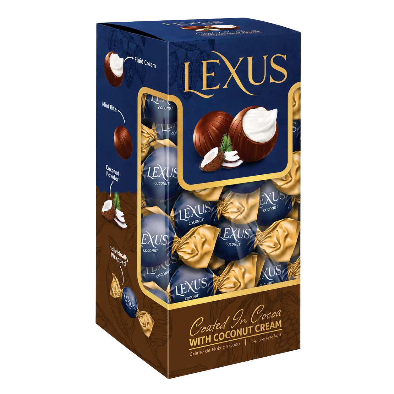 Lexus Milky Chocolate Filled with Coconut Cream