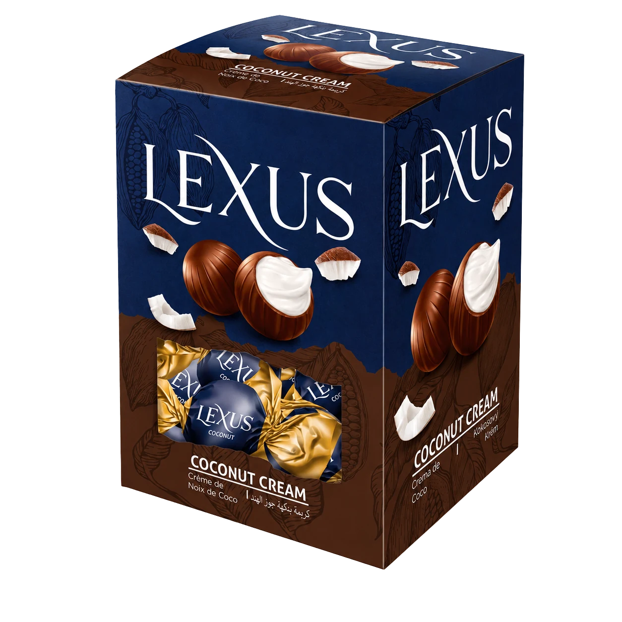 Lexus Milky Chocolate Filled with Coconut Cream