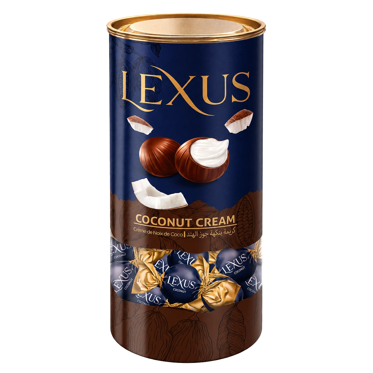 Lexus Milky Chocolate Filled with Coconut Cream