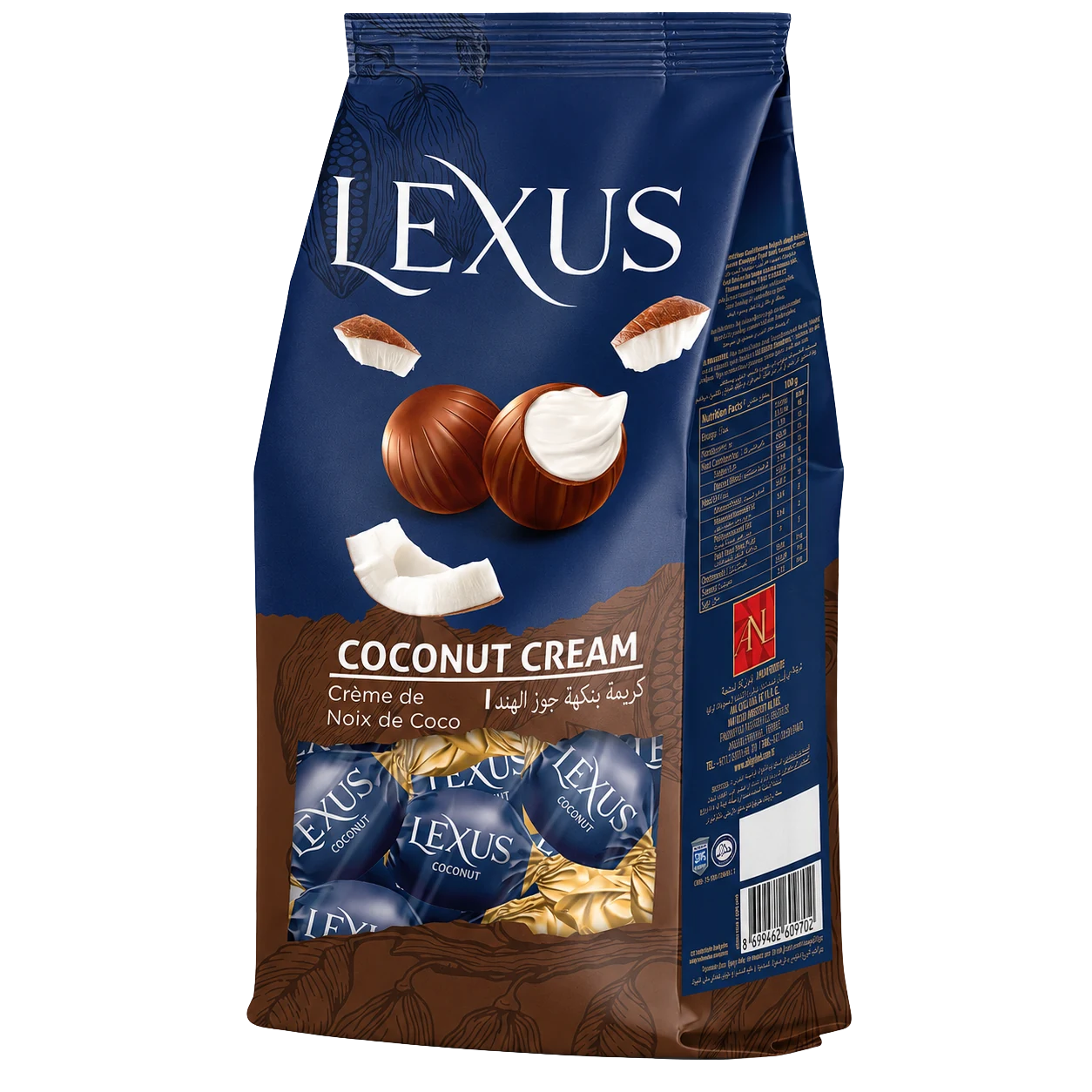 Lexus Milky Chocolate Filled with Coconut Cream