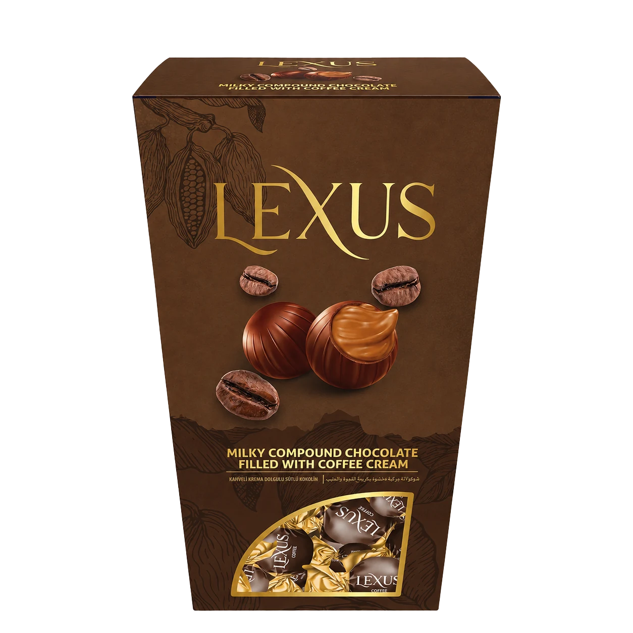 Lexus Milky Chocolate Filled with Coffee Cream