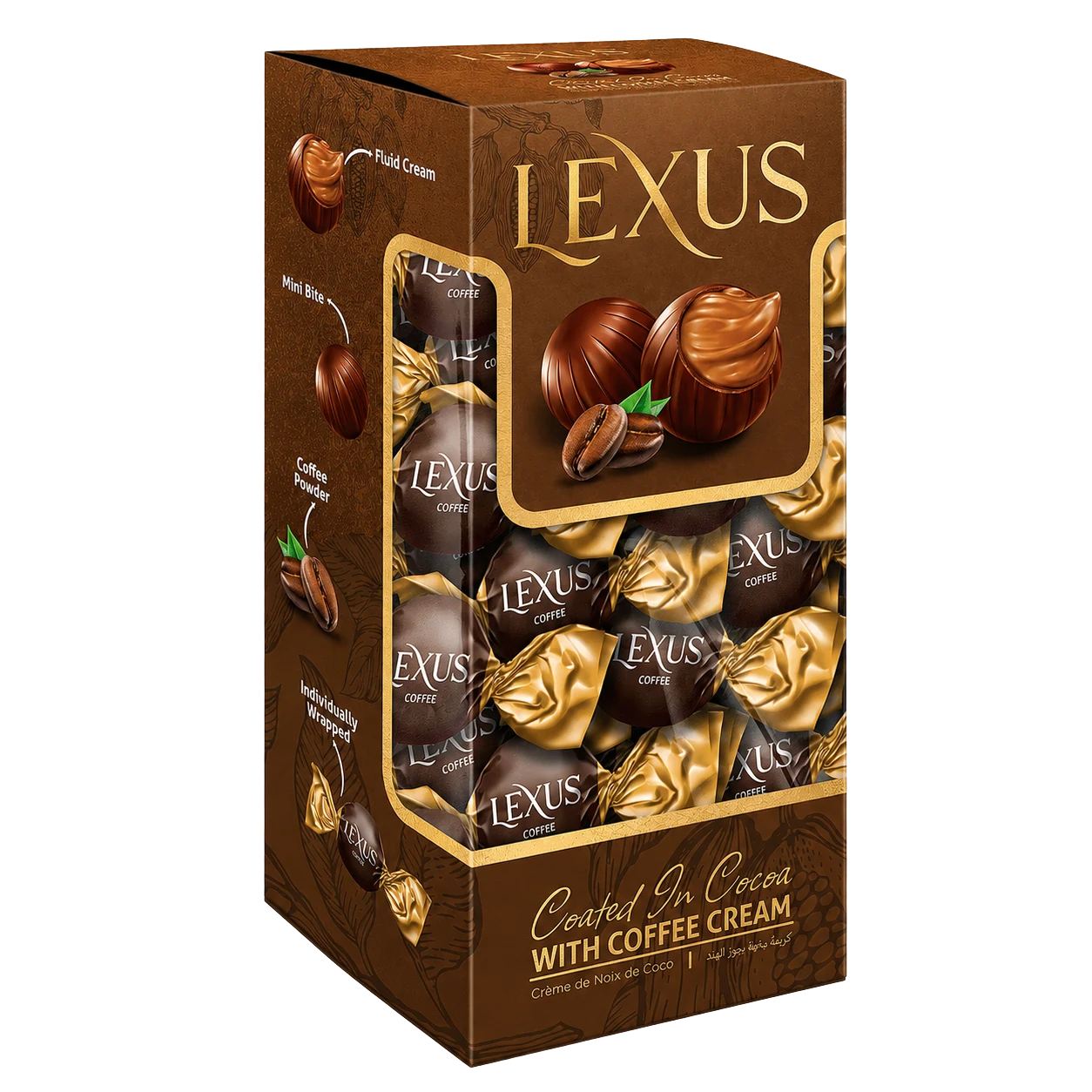 Lexus Milky Chocolate Filled with Coffee Cream