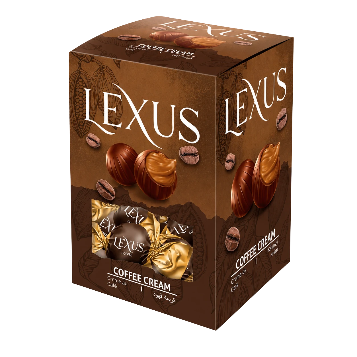 Lexus Milky Chocolate Filled with Coffee Cream