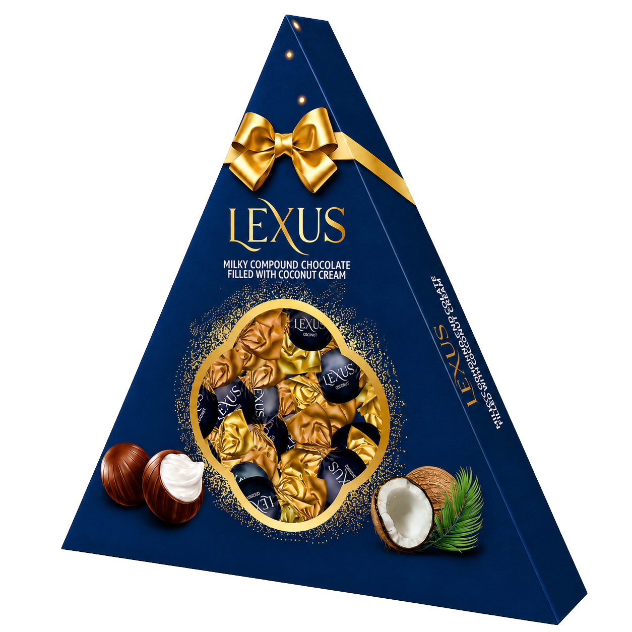 Lexus Milky Compound Chocolate Filled with Coconut Cream