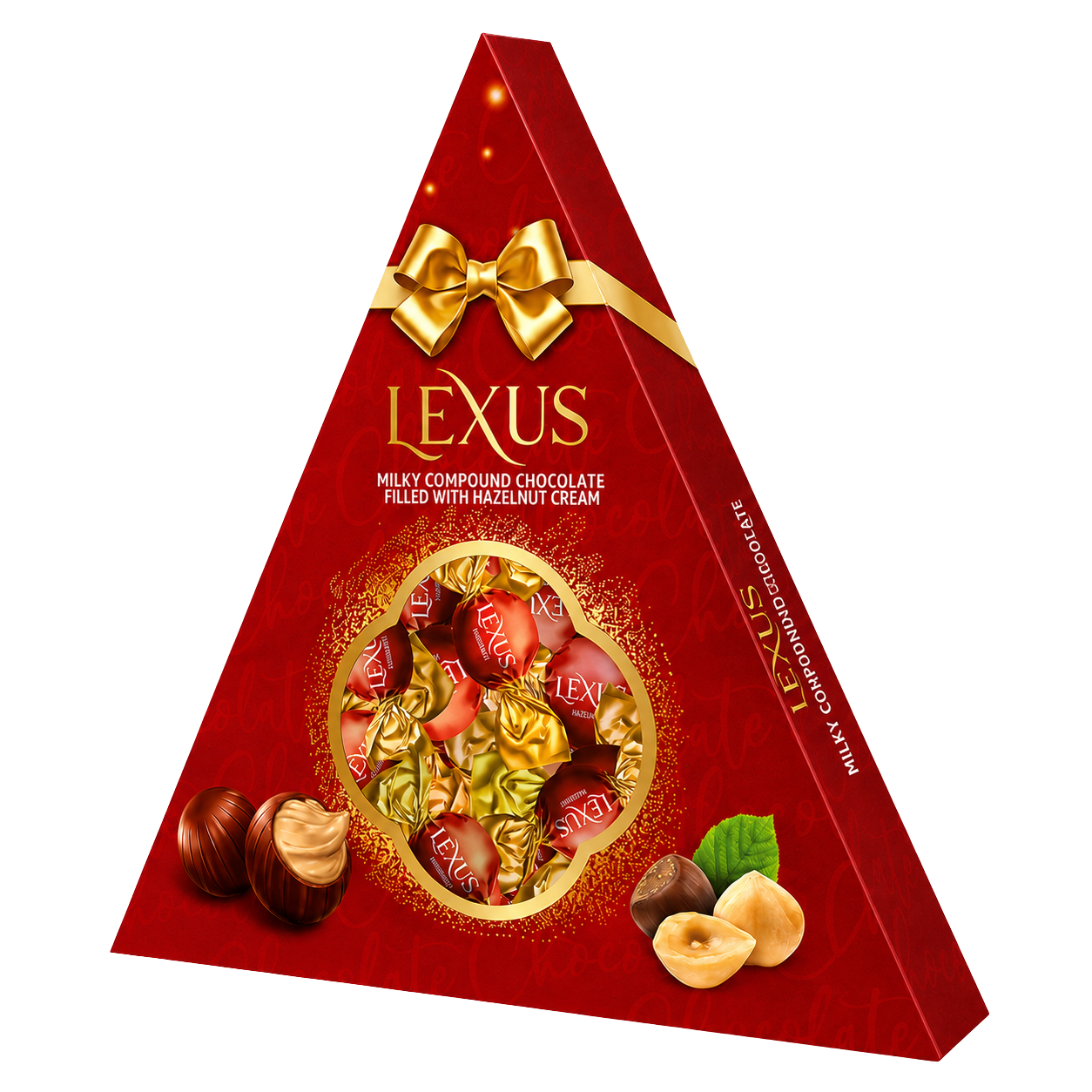Lexus Milky Compound Chocolate Filled with Hazelnut Cream