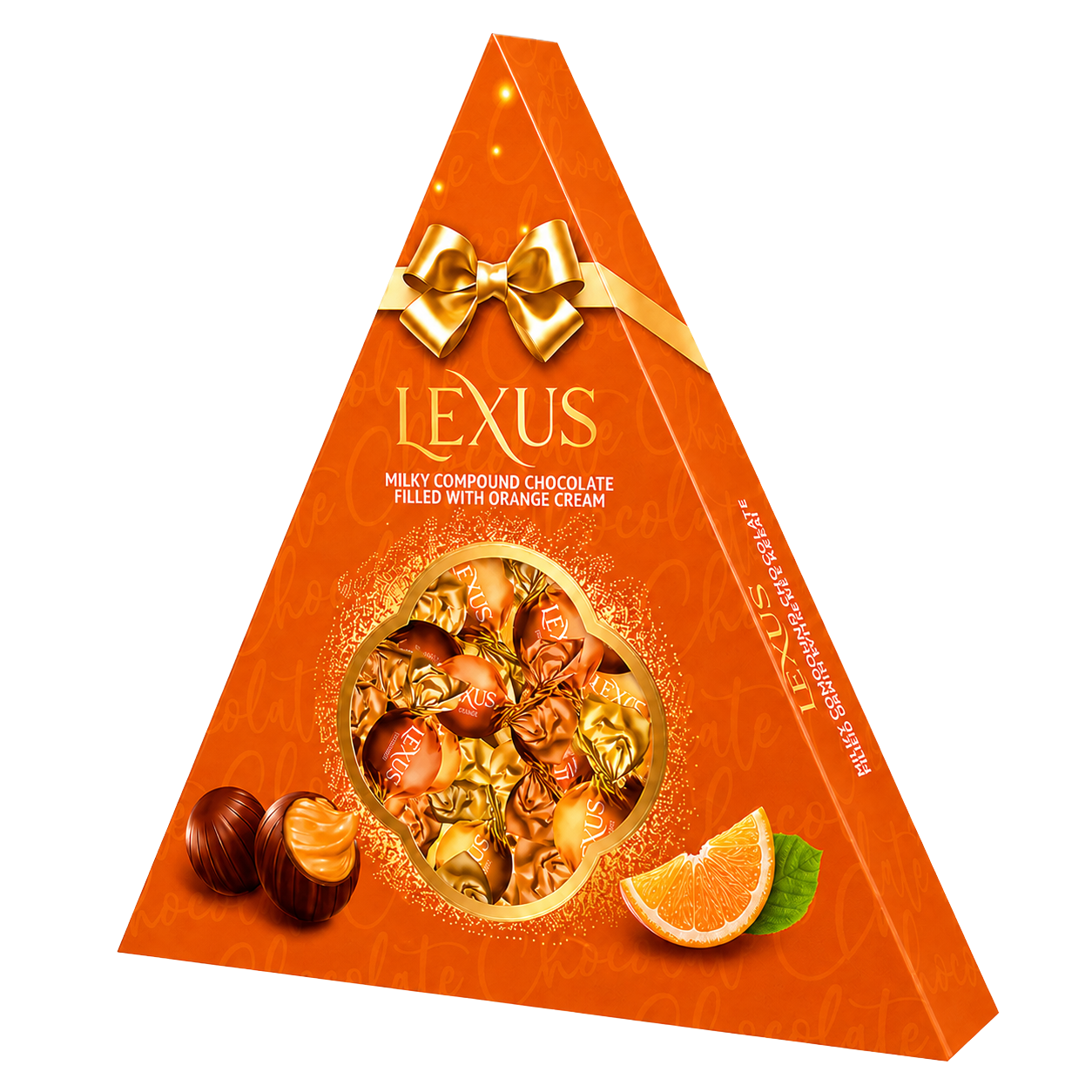 Lexus Milky Compound Chocolate Filled with Orange Cream
