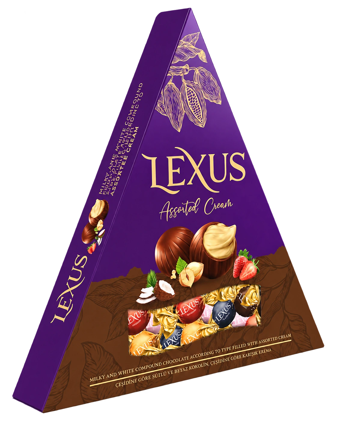 Lexus Milky Compound Chocolate Filled with Assorted Cream