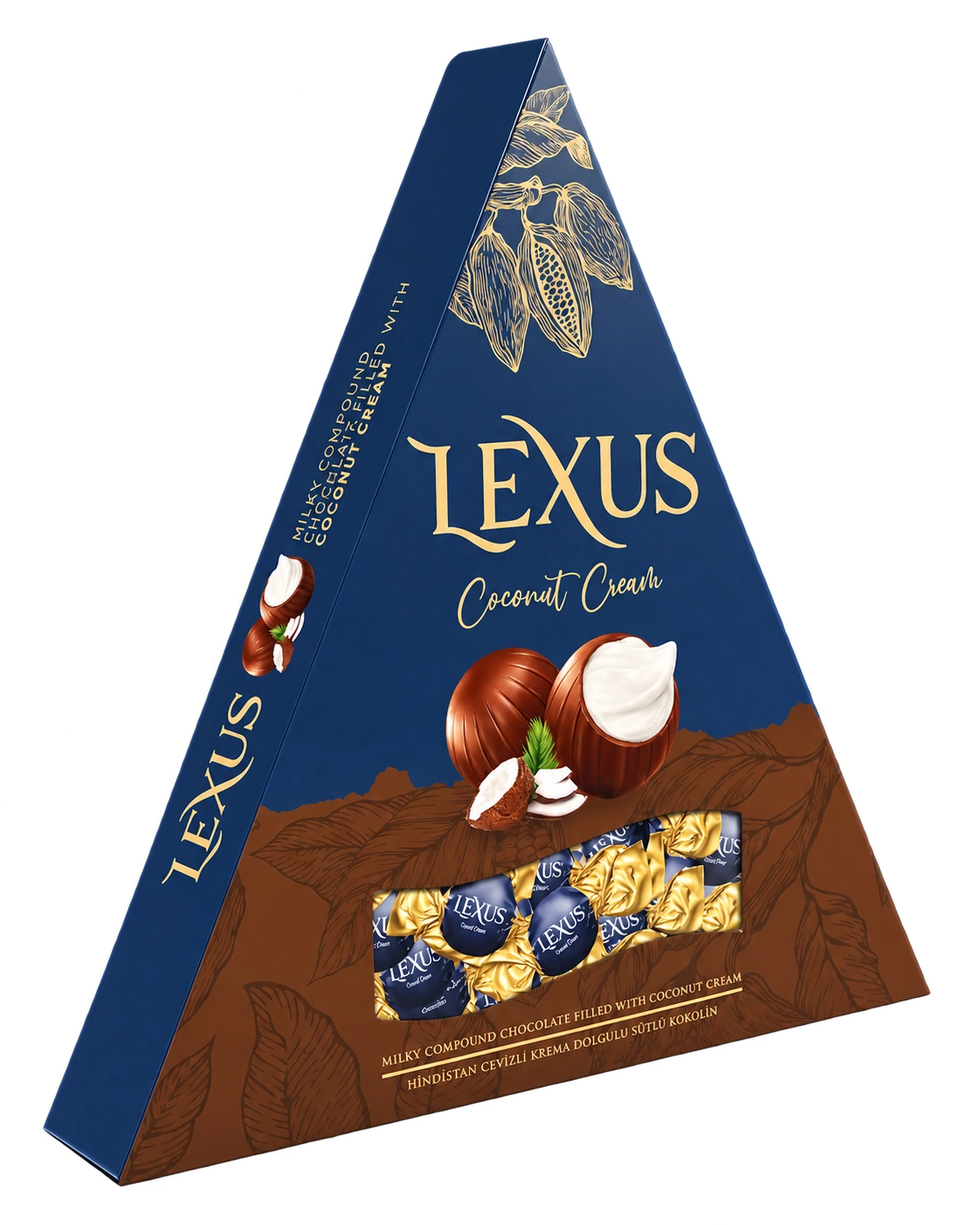 Lexus Milky Compound Chocolate Filled with Coconut Cream