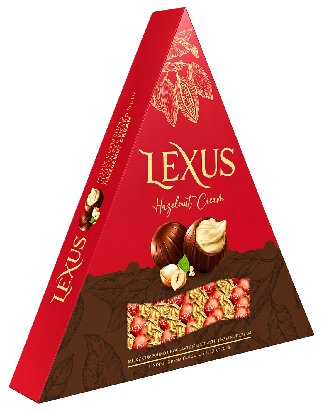 Lexus Milky Compound Chocolate Filled with Hazelnut Cream