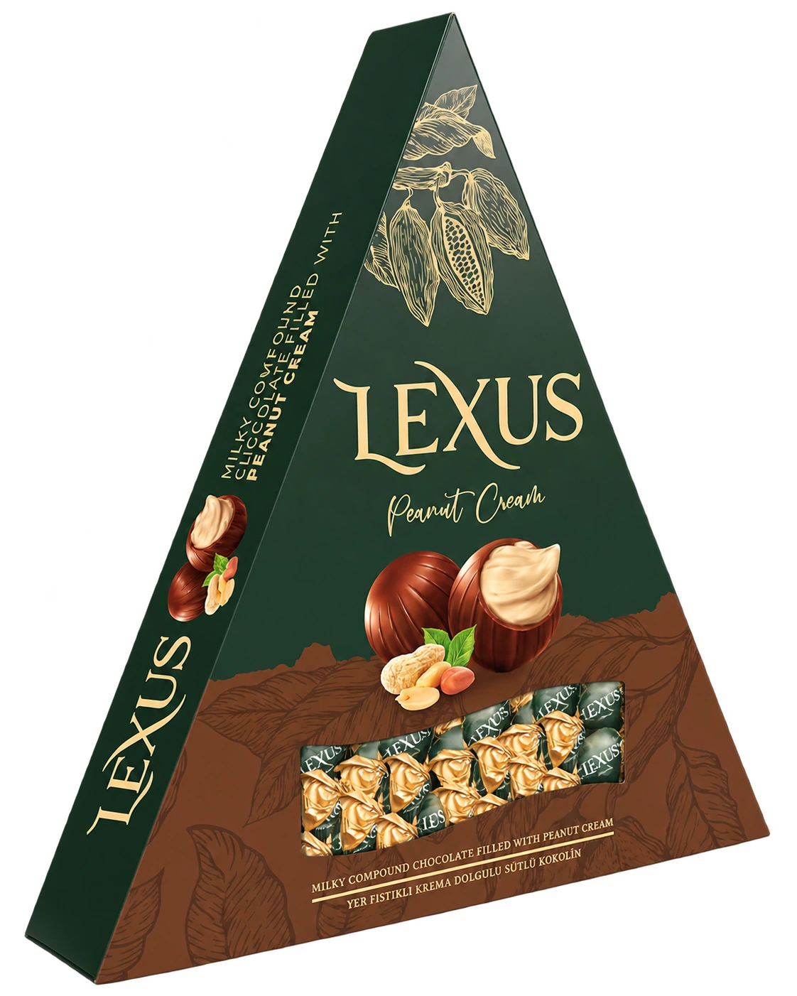 Lexus Milky Compound Chocolate Filled with Peanut Cream