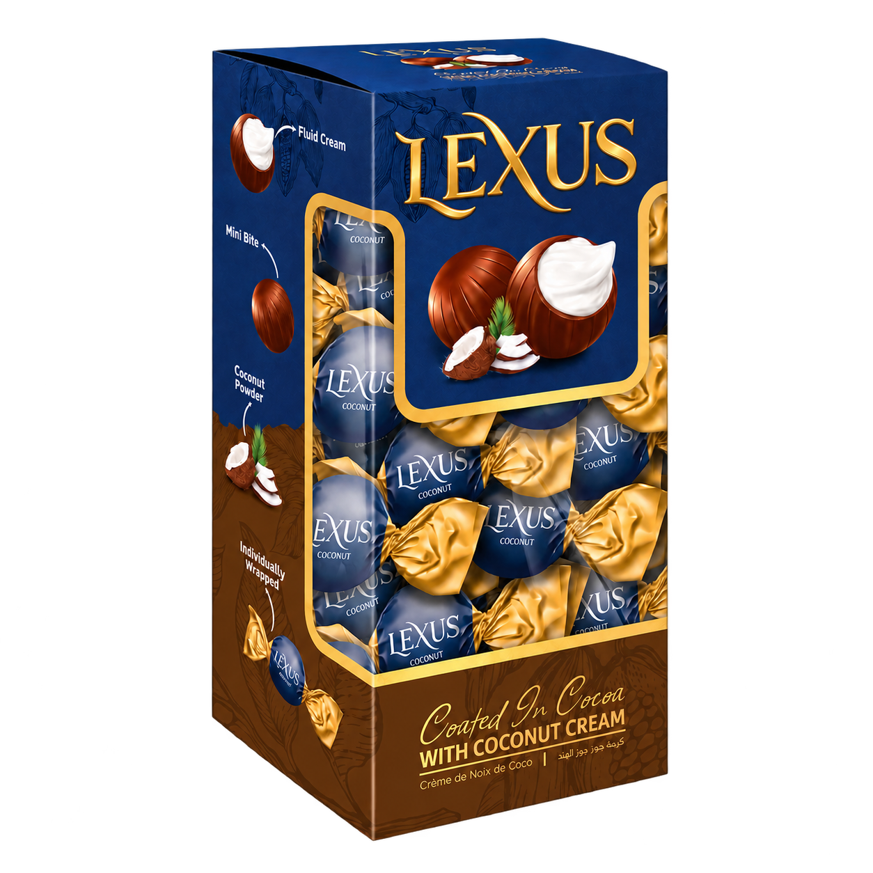 Lexus Milky Chocolate Filled with Coconut Cream