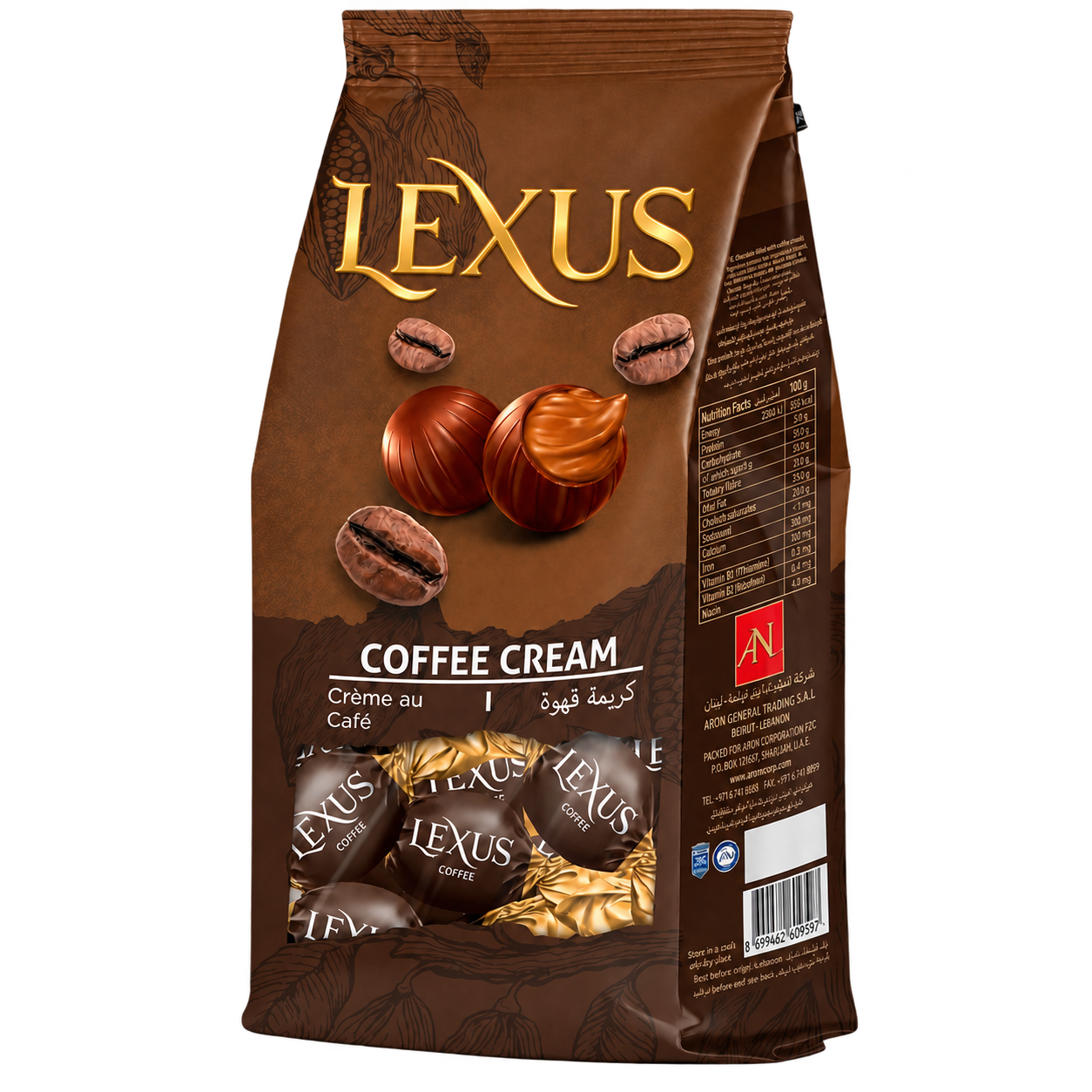 Lexus Milky Chocolate Filled with Coffee Cream