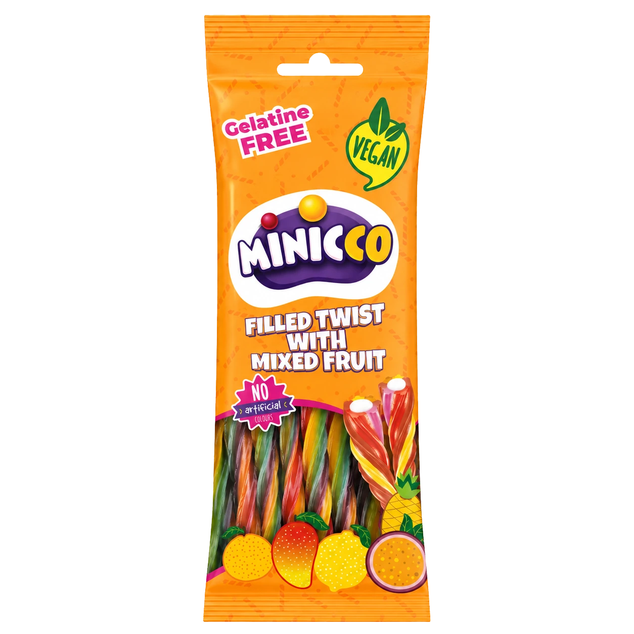 Minicco Filled Twist Mixed Fruit