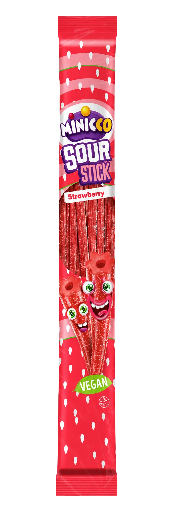 Minicco Sour Stick Strawberry