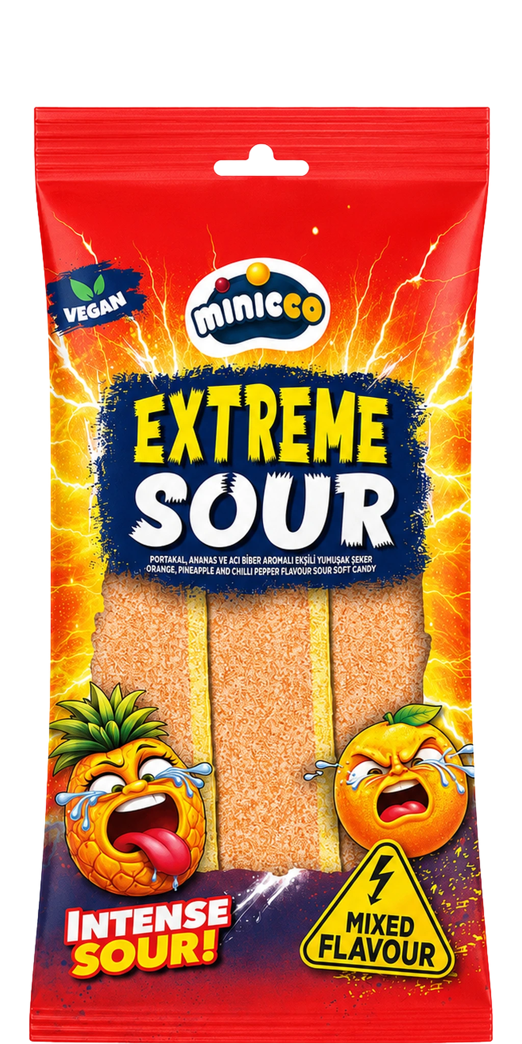 Minicco Extreme Sour Belt 125g